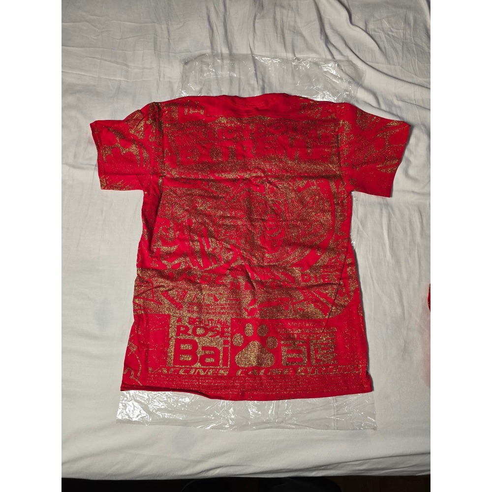 MDE COM98 Red/Gold Clown Blouse NEW X-LARGE